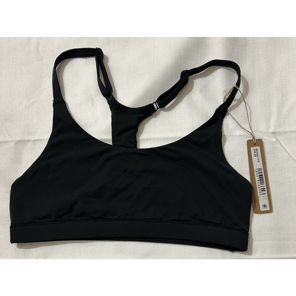 NWT-Skims Women's Fits Everybody Racerback Bralette Black Size XS